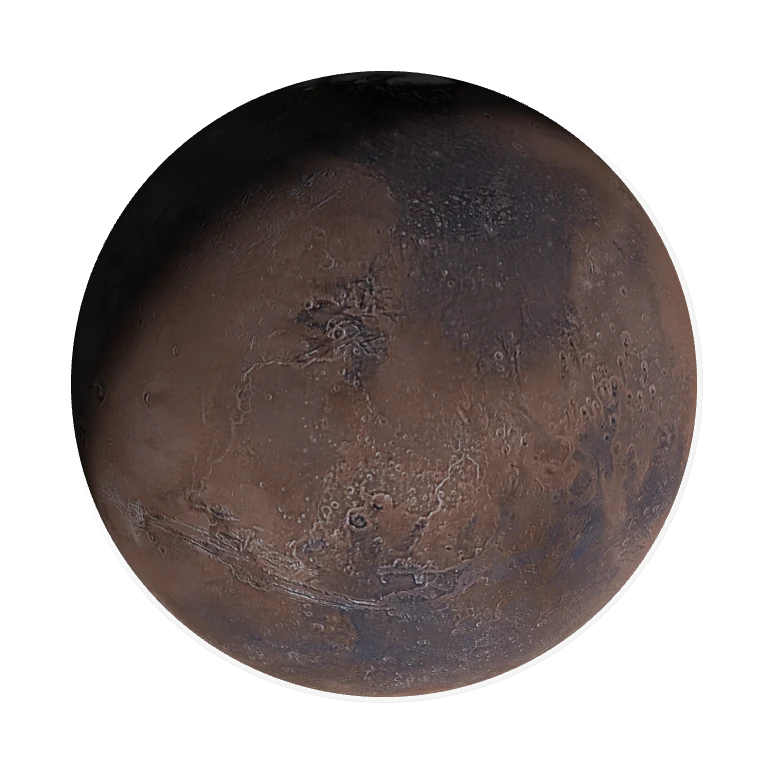Desktop Mars native rendered object