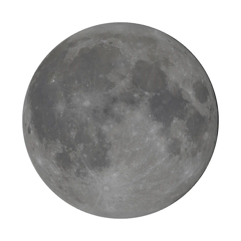 Desktop Moon native rendered object